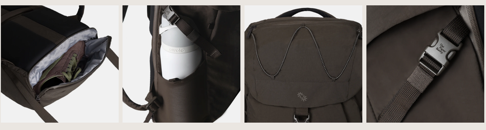 the paper bunny commuter backpack pockets